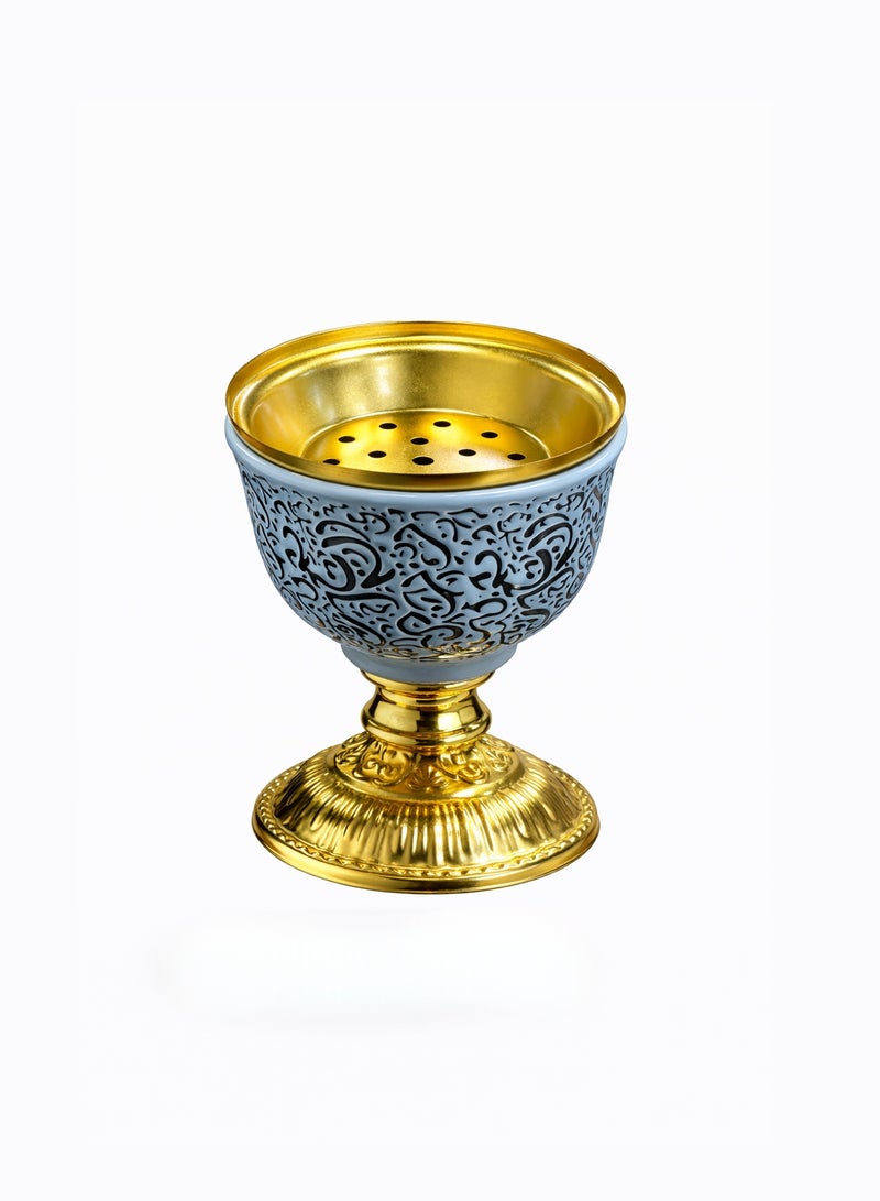 Ayda Ceramic Incense Burner with Metal Tray Inside – Dome Style Oud Burn Stand for Indoor Use - Image 2